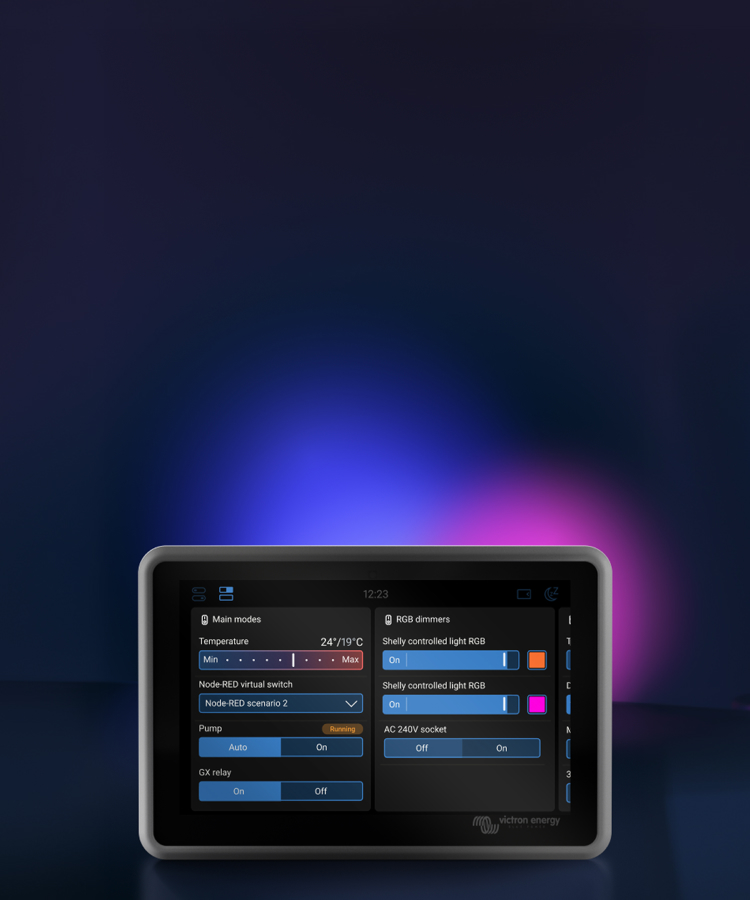 Venus OS 开关面板